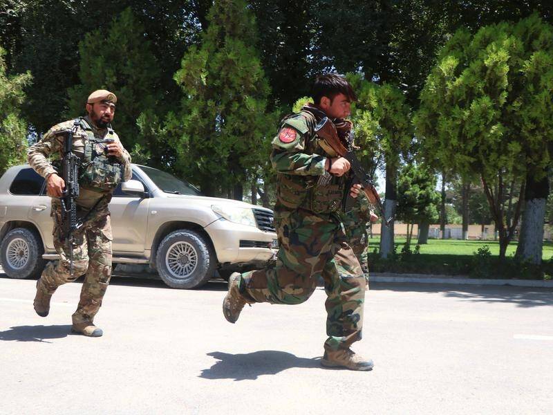 Afghan security forces are facing an intensified conflict with the Taliban after US troops withdrew.