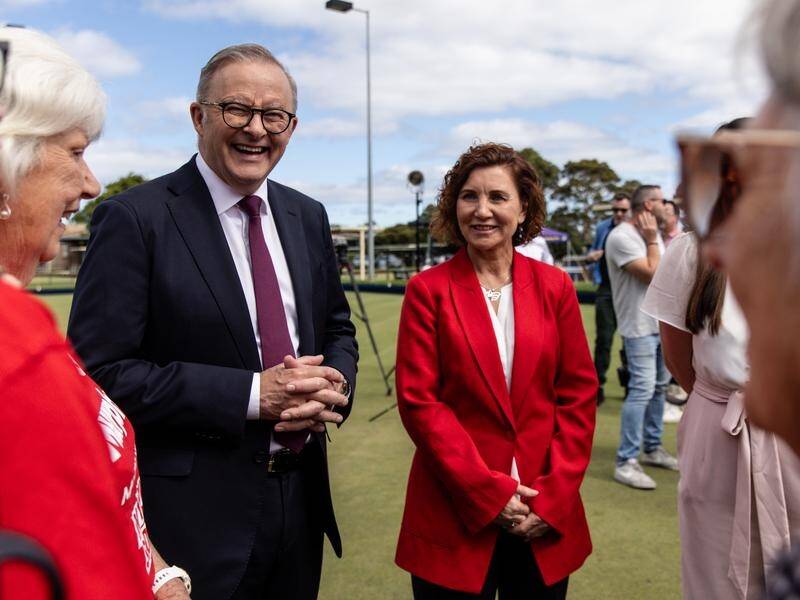 Prime Minister Anthony Albanese says Labor's Jodie Belyea is the best candidate for Dunkley. (Diego Fedele/AAP PHOTOS)