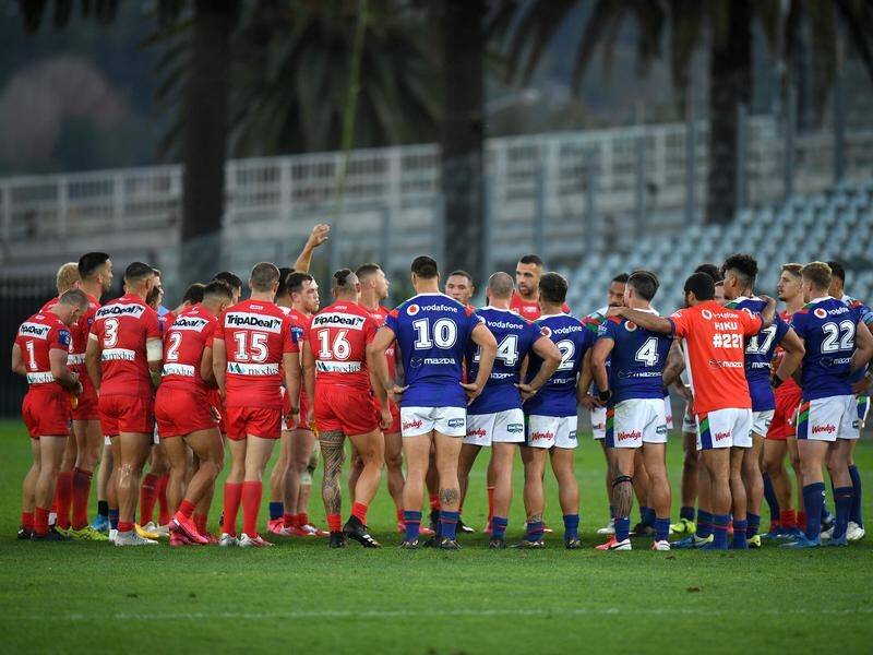 Dragons players paid tribute to the Warriors for the sacrifices they made to relocate to Australia.