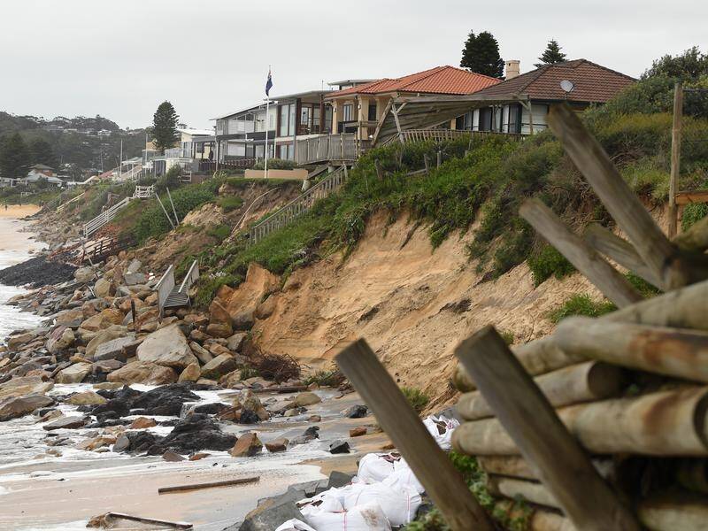 Residents have been told to evacuate beachfront homes at risk of collapse on the NSW Central Coast.