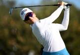 Stephanie Kyriacou opened her Australian Open campaign with a solid four-under 69. (Dan Himbrechts/AAP PHOTOS)