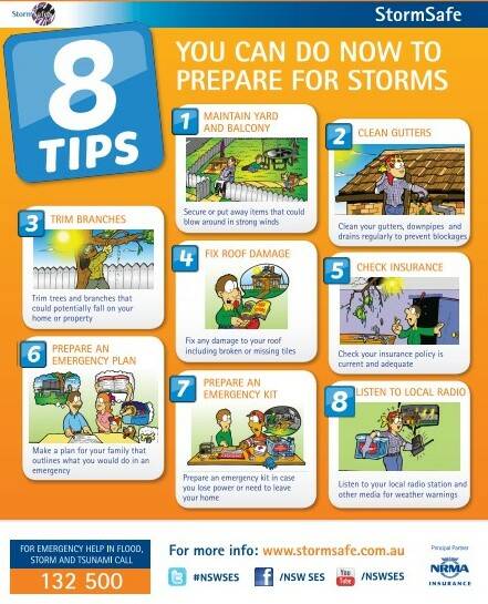 SES issues advice for wild weather conditions