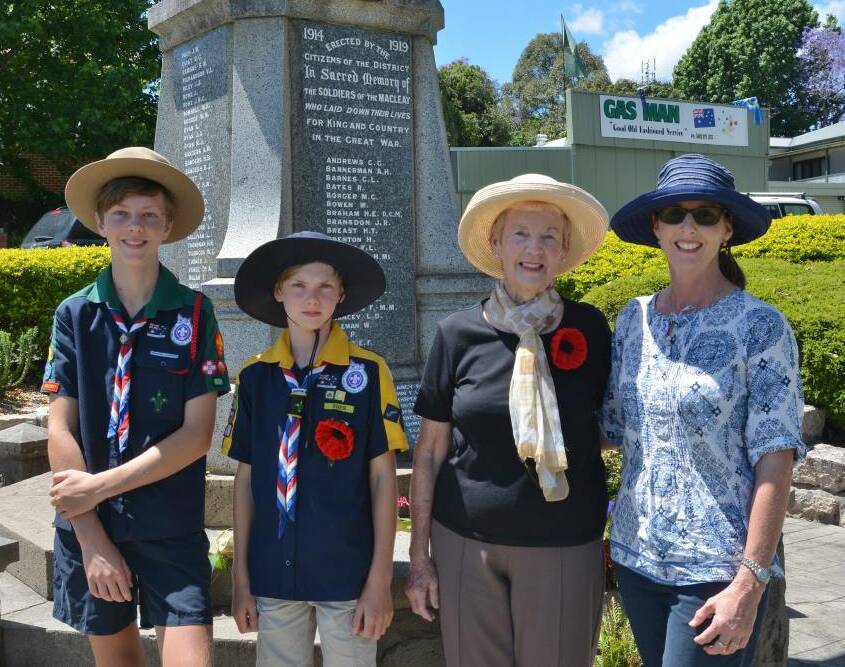 Last year saw hundreds of people show up at the Kempsey Cenotaph. Photos: Penny Tamblyn