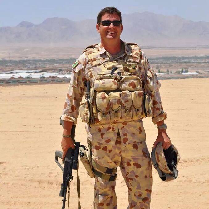 Matt Campbell spent over 20 years in the army and was deployed all around the world, but he is confident Nambucca Heads will be home for many years to come. Photo: Supplied 