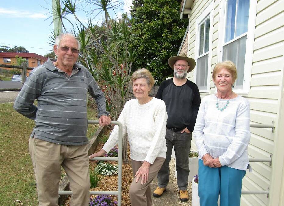 Seniors Members Paul Burns, Lorna Simpson, Graham Barnett and June Boag. Photo: Supplied 