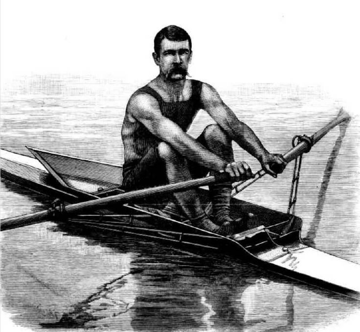 Peter Kemp World Sculling champion in 1888 and 1890. Photo: National Library of Australia