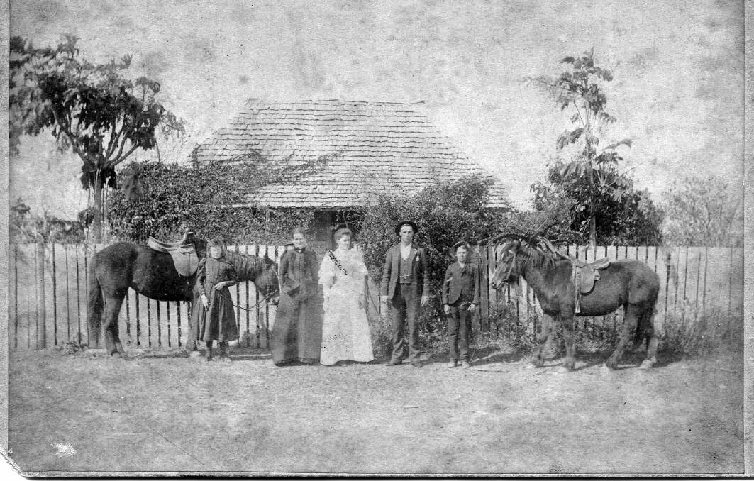 The Barnett Family home around 1900 at Waterloo Plains. Photo: Barnett collection, MRHS