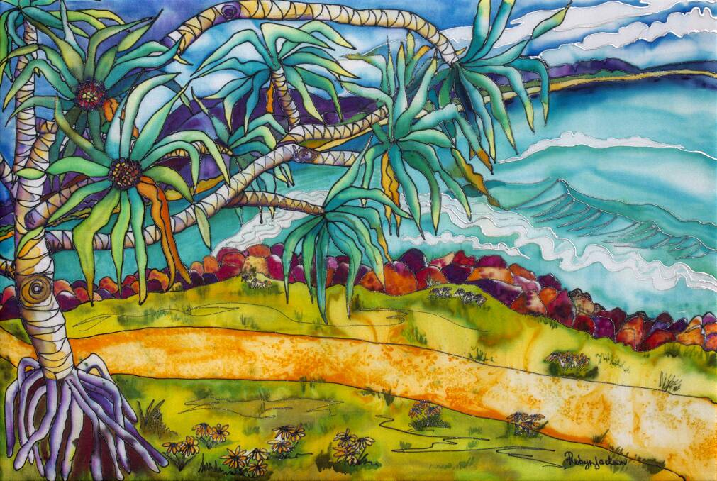 Under the pandanus by Robyn Jackson 