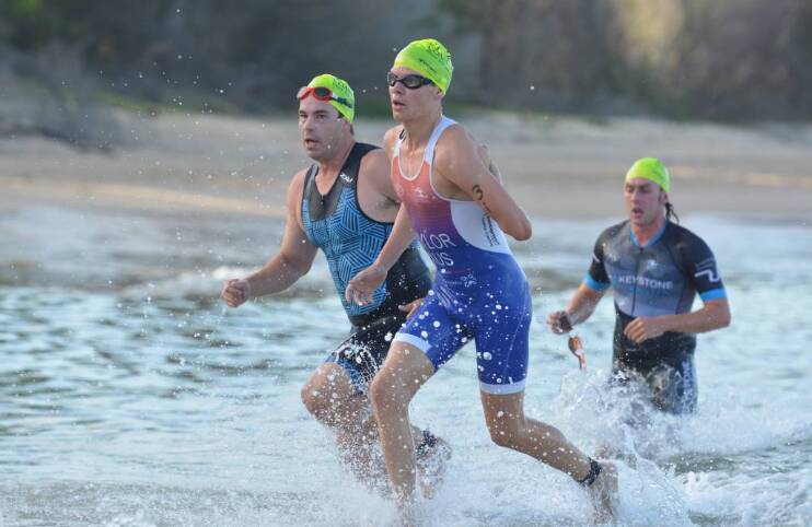Competitors from last year's Trial Bay Triathlon. Photo: Penny Tamblyn