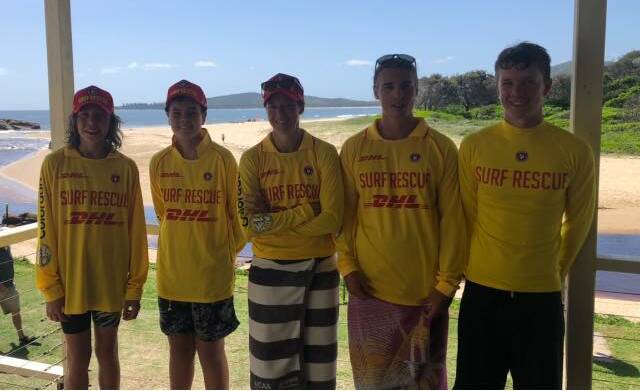 These newly minted surf life savers now have their Surf Rescue Certificate or Bronze Medallion. Photo: Supplied 