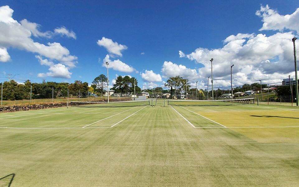 Soon all of the courts at the Kempsey club will be available for night tennis. Photo: Supplied 