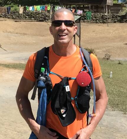 Gordo Rutty will stop off in Macksville, and stay a night in Kempsey, as he walks from the Gold Coast to Sydney to raise awareness about organ donation. Photo: Supplied 