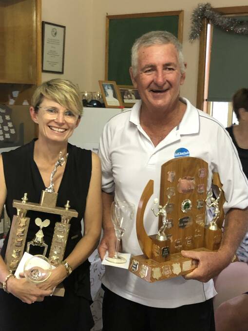 Michelle Ferguson and Bruce Picker were crowned as the female and male champions for 2019. Photo: Supplied 