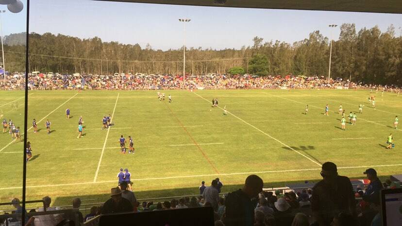 Nearly every seat in the stadium was filled. Photo: Port Macquarie News