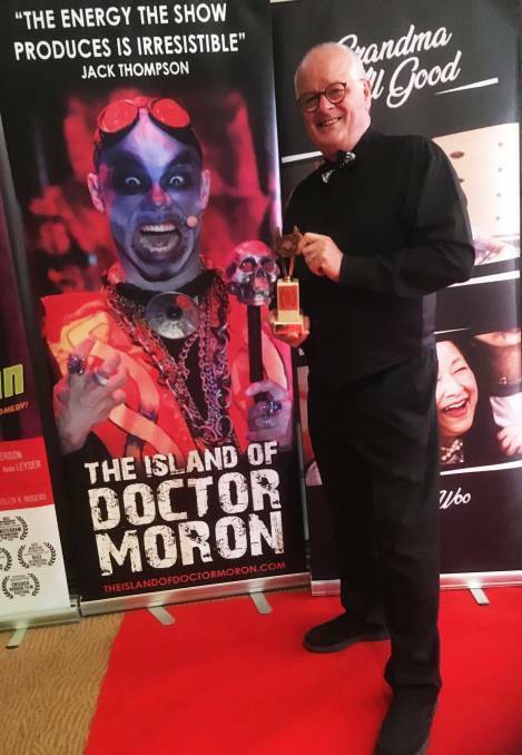 Chris Dockrill's the Island of Doctor Moron came to the BandBox Theatre a few years ago and was a hit with audiences. Photo: Supplied