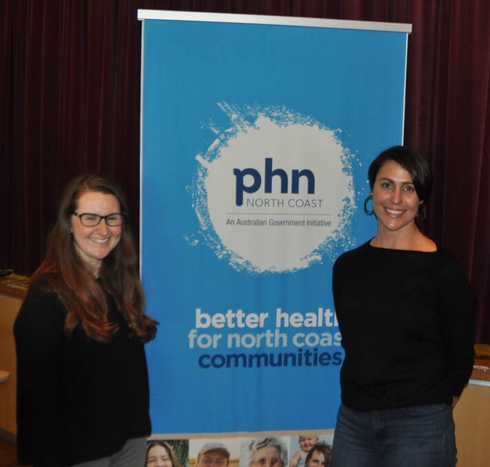 South West Rocks project officer, Larah Kennedy and program coordinator, Sarah Robin have been working with the local community for the Healthy Towns program. Photo: Stephen Katte