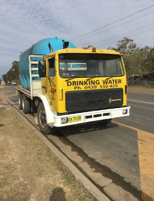 All Done Water Cartage are working almost non-stop to keep up with the demand for water. Photo: Supplied 