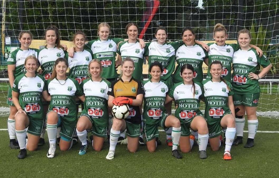 Ready For More: The Kempsey Saints women's football team are keen to play in the tournament again next year. Photo: Supplied 