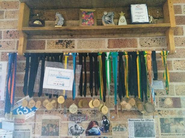 RUNNING OUT OF ROOM: Jaimie Clarke has won more than a few awards and medals the last couple of years. Photo: Supplied 