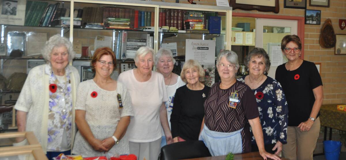 The ladies of the Kempsey Macleay RSL Auxiliary were in charge of the luncheon at the Memorial hall. Photo: Stephen Katte 