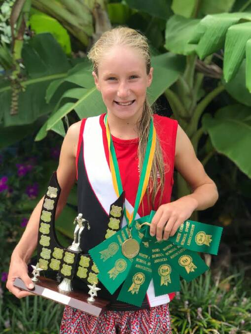 Cleo Schubert has won many awards since starting her sporting career at eight years old. Photo: Supplied 