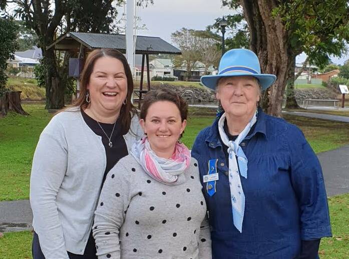 The ladies of Gladstone CWA, President Amanda McDonnell, Secretary Beth MacDonald and Treasurer Lesley McDonnell. Photo: Supplied 