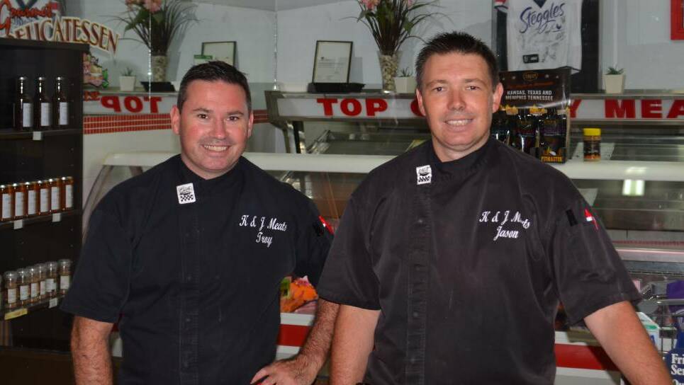 Troy and Jason Crilley, owners of K and J Superior meats. Photos: Stephen Katte 