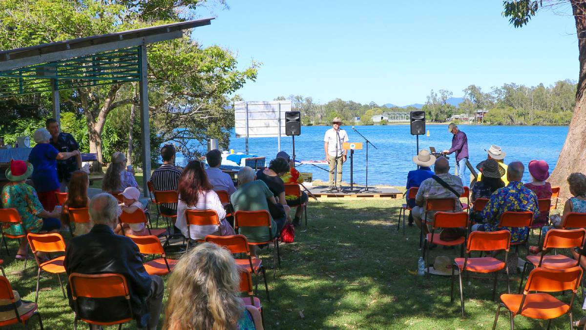 Last year the Shire's Australia Day Awards were announced at Lions Park, Urunga. Photo: File 