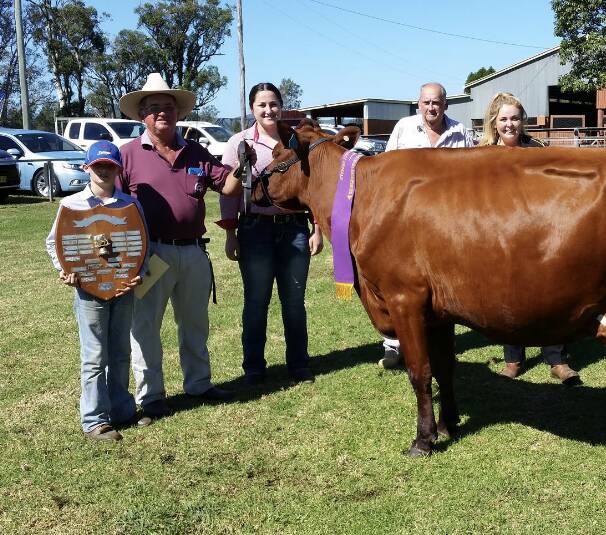 Three generations of the Rostons will be at the show this year. Photo: Supplied 