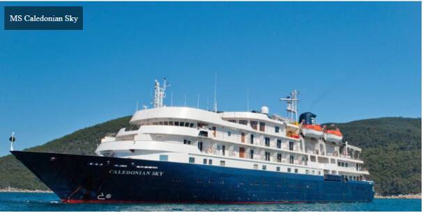 The Caledonia Sky expedition cruise is due on October 24.