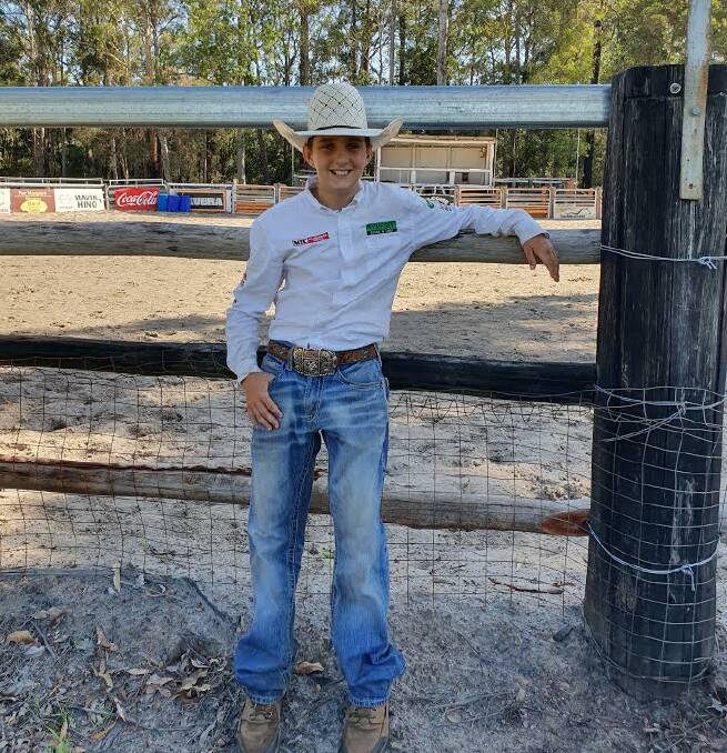 Levi recently competed in his first rodeo since COVID restrictions came into force earlier this year. Photo: Supplied