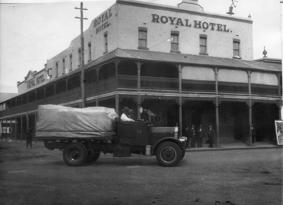 REPUTATION: The Royal Hotel, here in the 1920s, was renowned right along the coast for the hospitality and comfort offered to its guests. It was developed by Carl Basche in 1881.