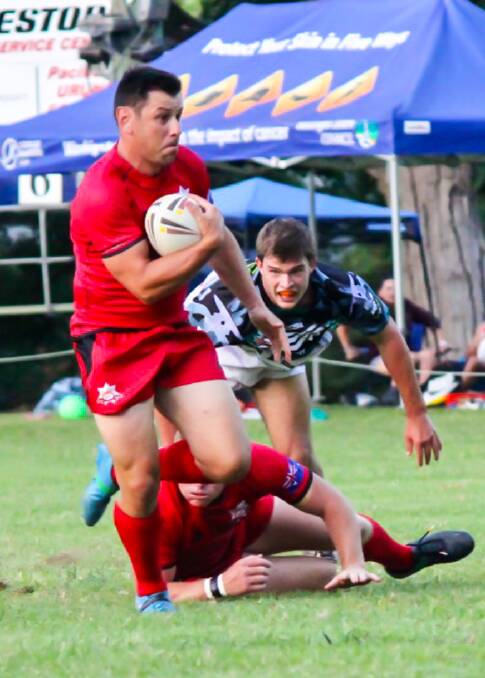 BATTLE: The Army Thunder Rugby League Team will play the Bellingen Magpies in the 12th Annual Sergeant Matthew Locke MG Charity Match. Photo: Mick Birtles 