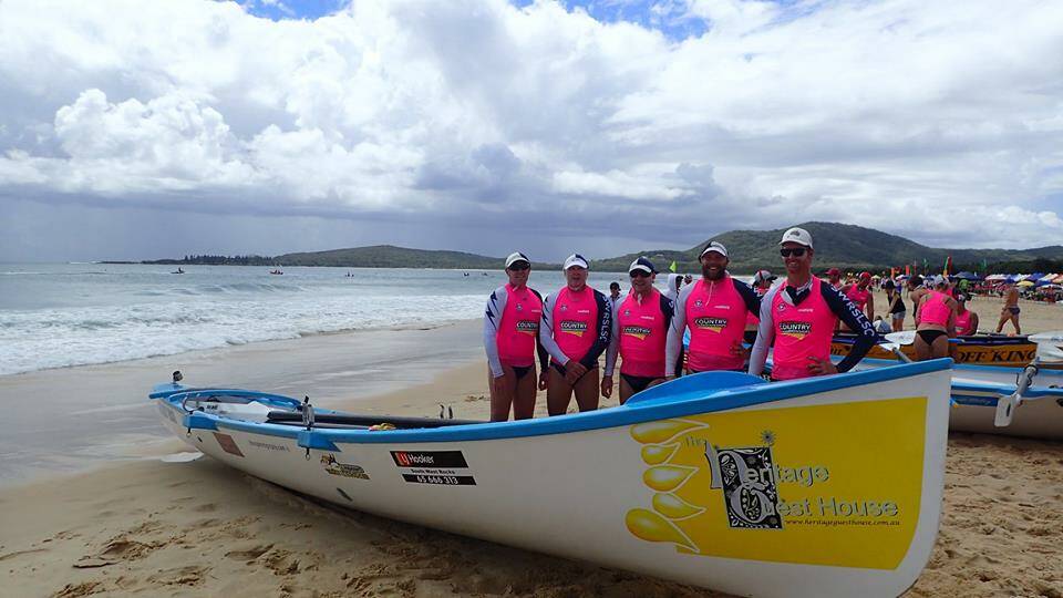 Paul Owens, Mark Notley, Chris Ward, Dave Morgan and Troy Gaddes will compete at the Surf Boat Australian Titles next week.