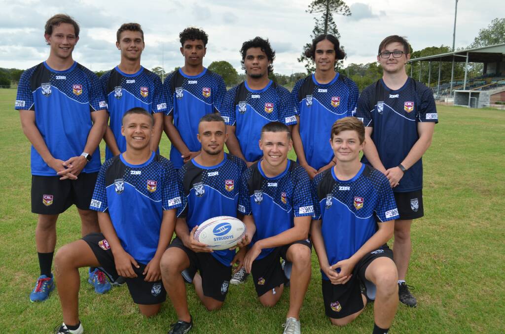 The Kempsey representatives who were selected into the North Coast Bulldogs representative sides and Luke Parkinson (right) is completing work experience as a strength and conditioning coach.