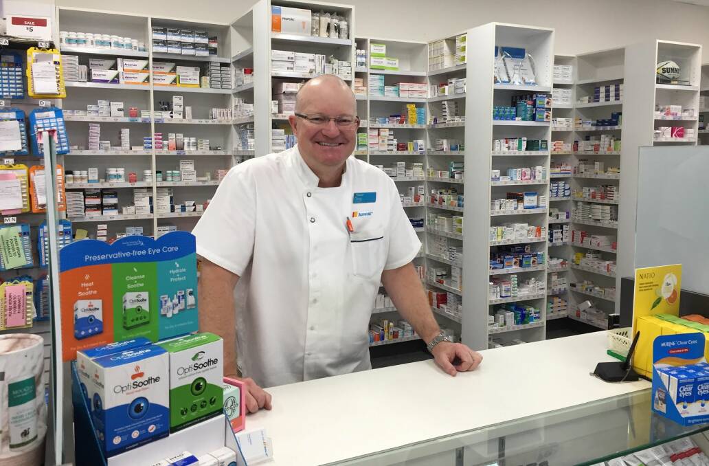 Owner of Amcal Pharmacy Kempsey Greg Hollier is proud to win Amcal Pharmacy of the year for NSW in back-to-back years. Photo: Callum McGregor