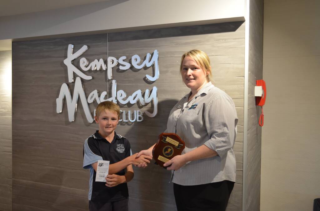 Jared Clarke received the latest Sportsperson of the Month award from the Kempsey Macleay RSL and the Macleay Argus.
