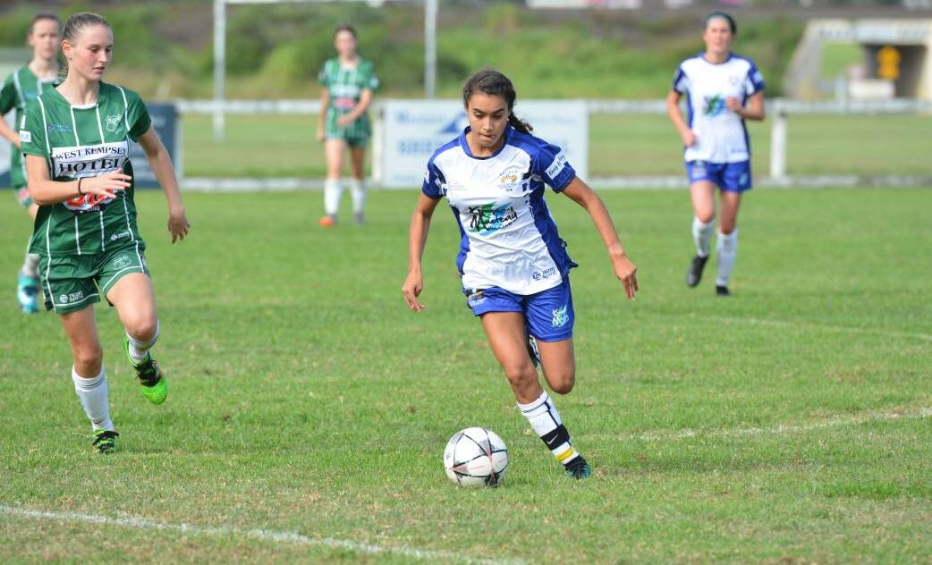 Still fighting: The Macleay Valley Rangers' women's side has a second chance in the finals. Photo: Penny Tamblyn.