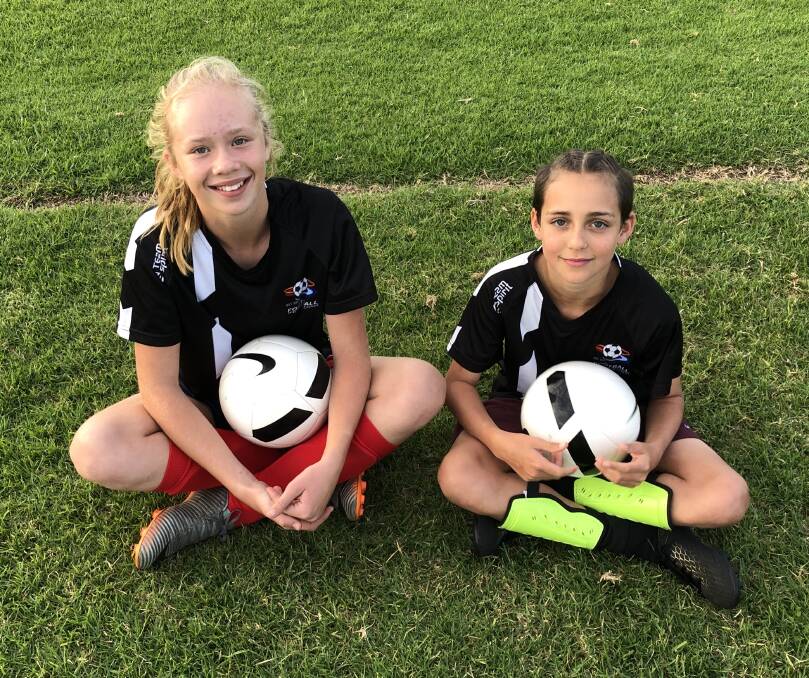 Representative honours: Ella Saul and Marney Duval were selected into the Mid North Coast Kanga Cup side to compete at Canberra in July. Photo: Supplied