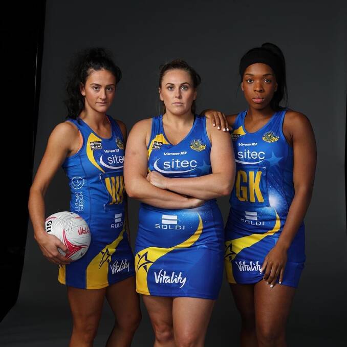 New experience: Kim Commane has made an immediate impact for Team Bath in the Vitality Netball Superleague. Photo: Supplied.