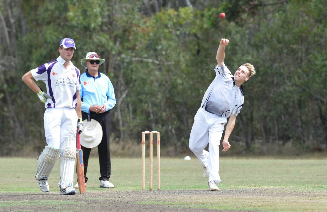 Watchful eye: A Rovers bowler sends one down the pitch in a match earlier this season. Photo: Penny Tamblyn.