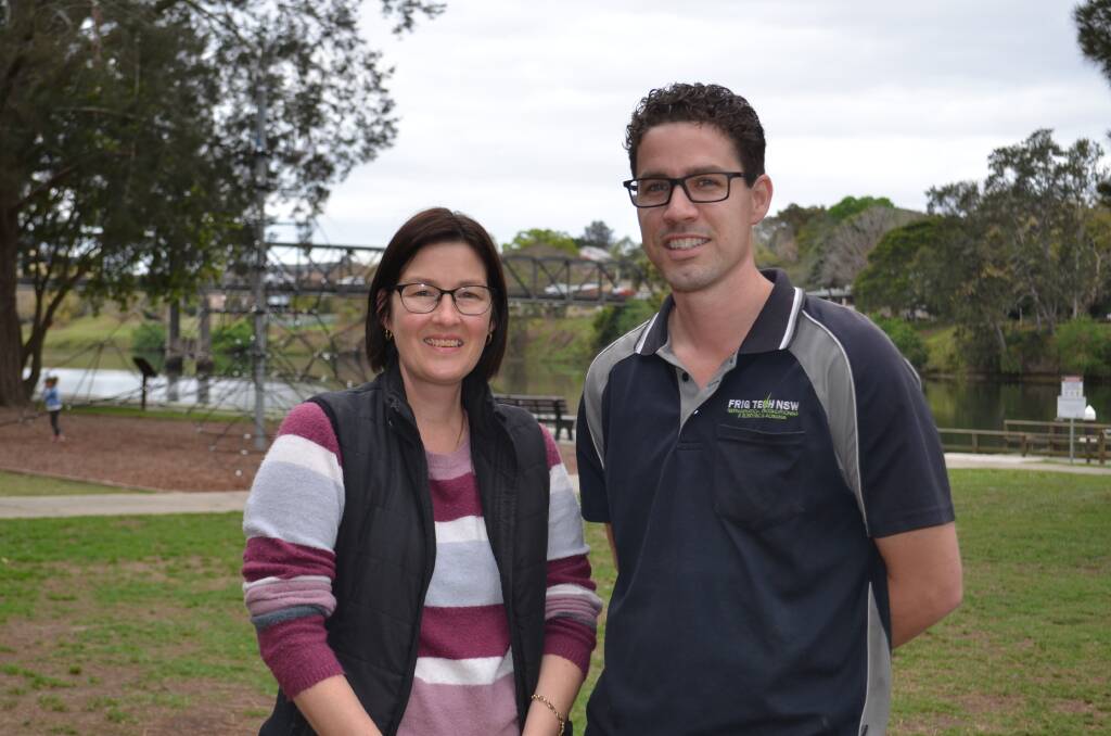 Appreciative: Hailey Robinson and Brendan Unterrheiner are locals who suffer from Type 1 diabetes and have received support from the Macleay Valley Diabetes Group. Photo: Callum McGregor.