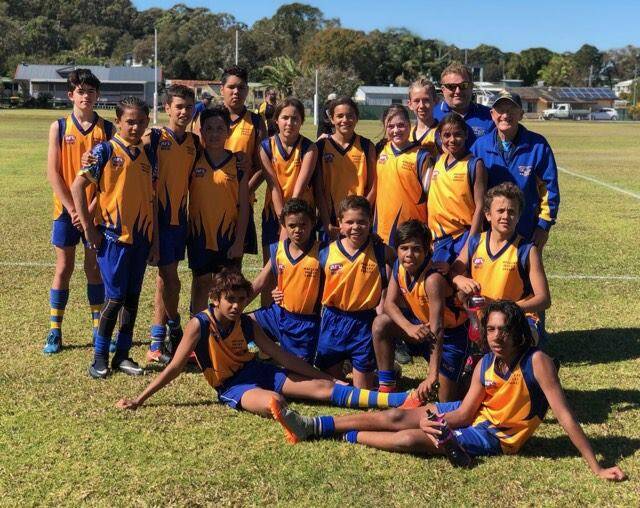 Decider: The Macleay Valley Eagles Under-13s side has advanced to this Sunday's grand final against Coffs Harbour. Photo: Supplied.