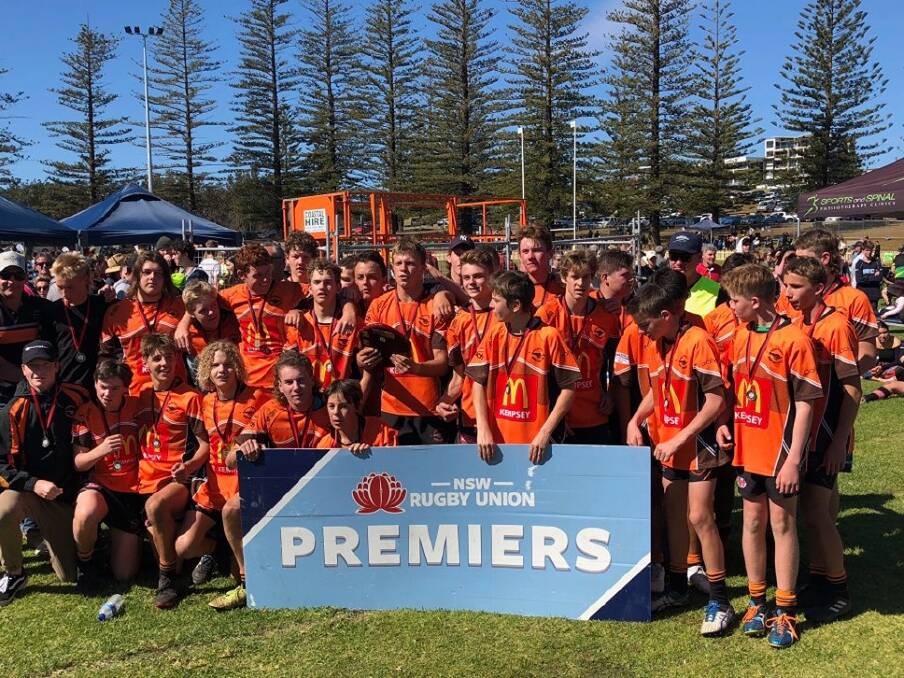 The Kempsey Cannonballs Under-16s premiership side. Photo: Supplied