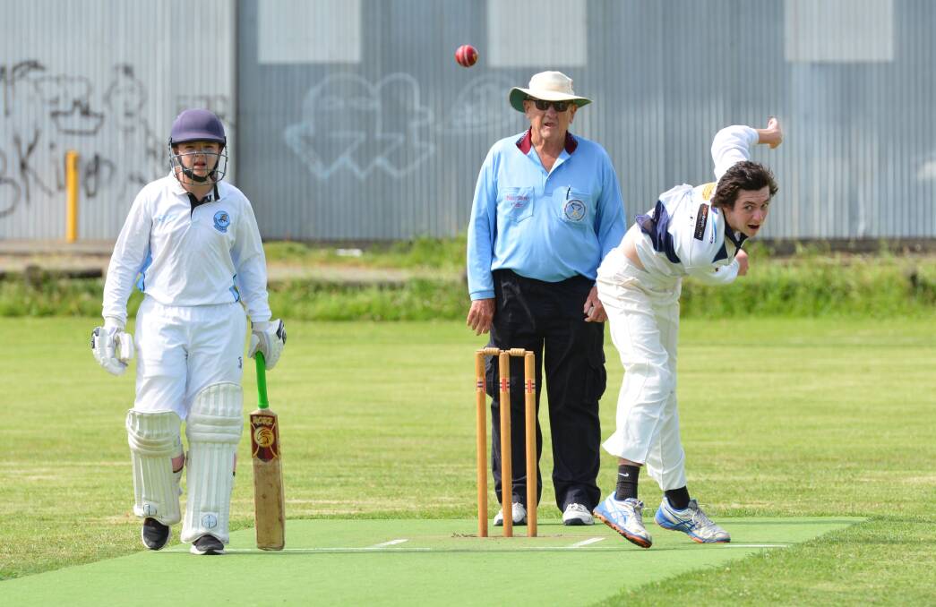 A Nulla bowler sends the ball down the pitch in a match earlier this season.