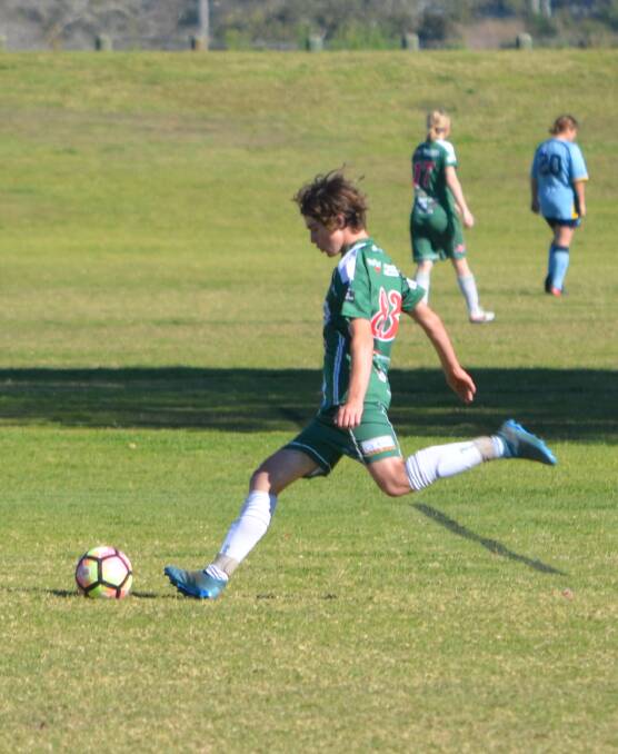 Clear at the top: Kempsey Saints are seven points clear on the top of the table after defeating the second placed Macleay Valley Rangers in the reserve grade competition. Photo: Tom Bushnell.
