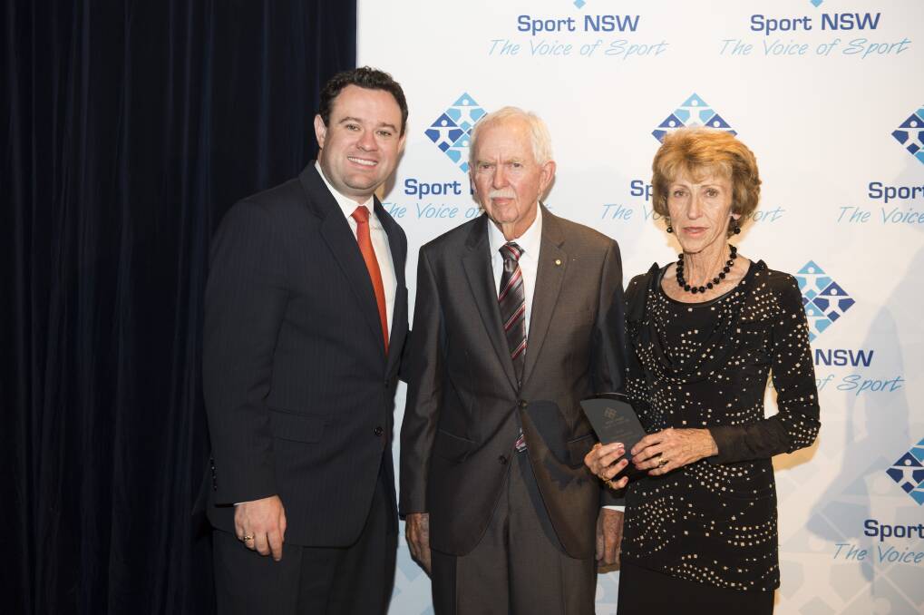 Maurice 'Maurie' Fuller OAM and Robyn Fuller received the Distinguished Long Service Awards to Motor Sport at the Sports NSW Community Awards night