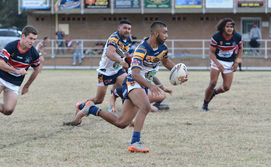 Conrad Lardner was selected as the Group Three Rugby League Rookie of the Year. Photo: Penny Tamblyn