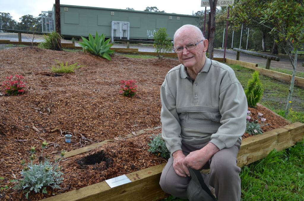 Heartless: John Bowell, who orchestrated the creation of the memorial garden, was very upset when he learned it had been vandalised. Photo: Callum McGregor.