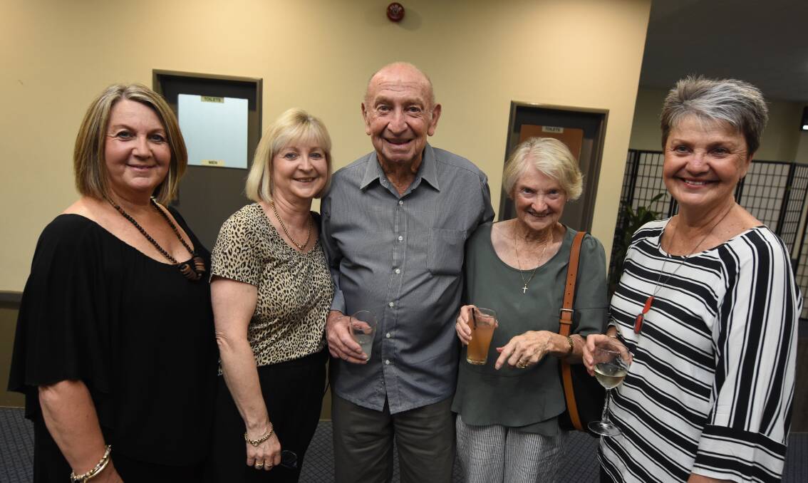 Ken 'Snow' Clarke from Smithtown was one of four inductees into the Group Three Hall of Fame. He's pictured with his family Tracey Meehan, Andea Bale, Fay Clarke and Vivian Kyle